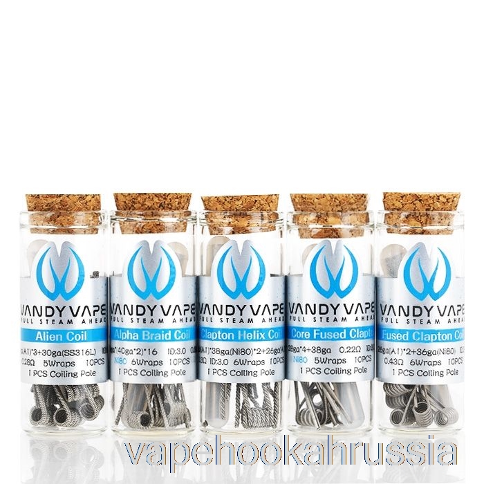 Vape россия Vandy Vape Performance готовые катушки 0,4 Ом катушка Ni80 24ga